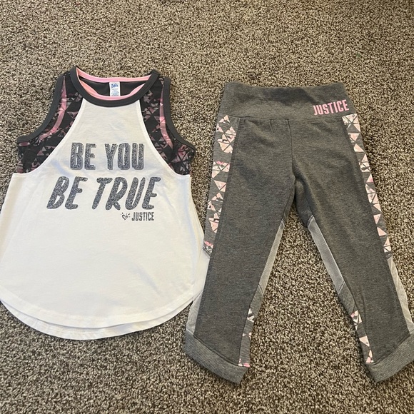 Justice athletic set girls size 6 - Picture 7 of 12
